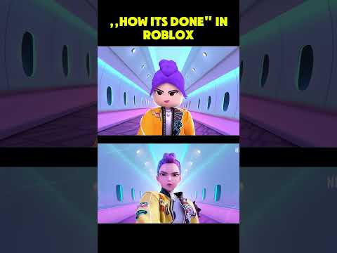 ORIGINAL VS ROBLOX "How It’s Done" | Roblox Animation (Kpop Demon Hunters)