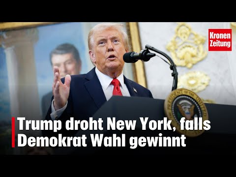 Trump droht New York, falls Demokrat Wahl gewinnt | krone.tv NEWS