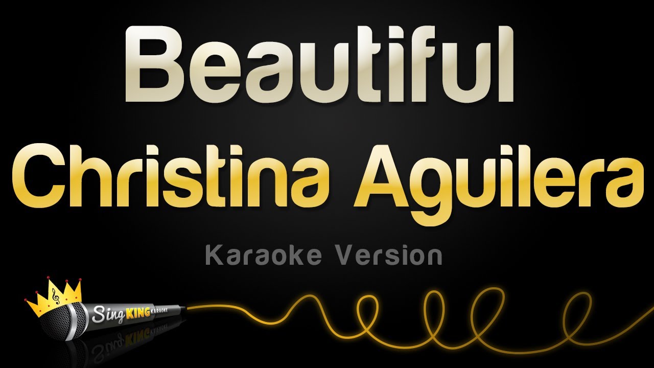 Sing Christina Aguilera's 'Beautiful' Karaoke 🎤