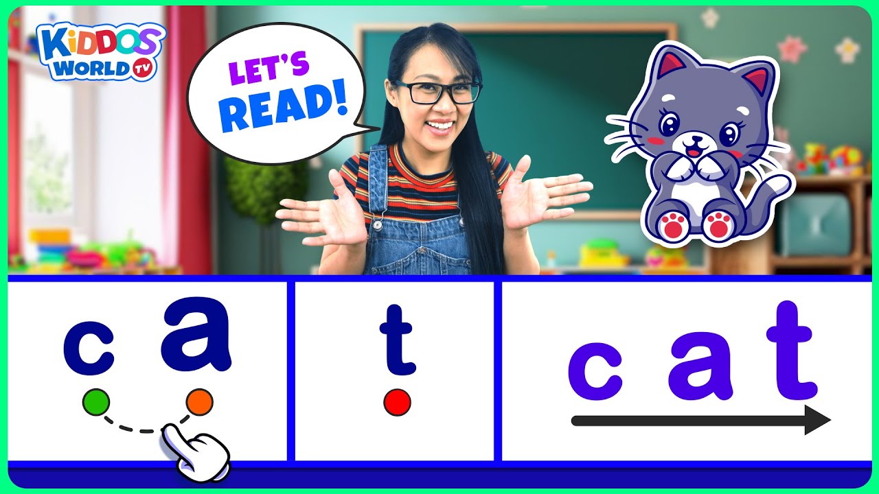 Learn to Read 3-Letter Words with Miss V 📚