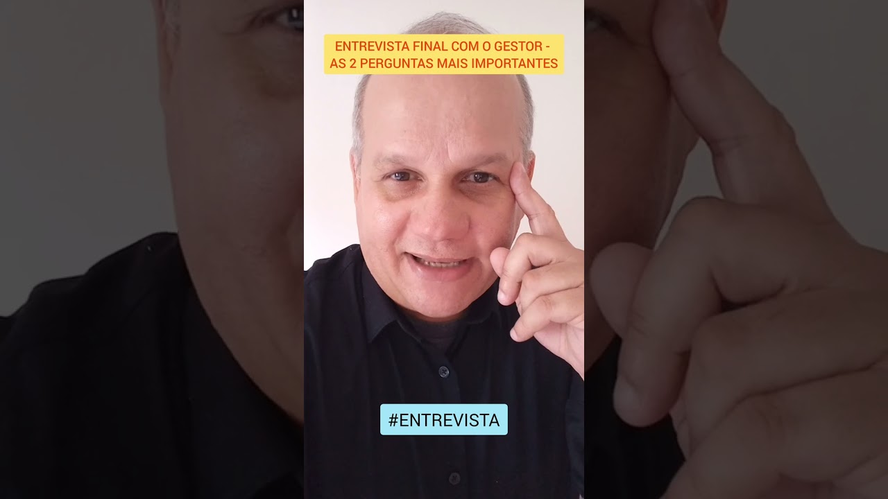 Entrevista com o Gestor: 2 Perguntas-Chave 🤝