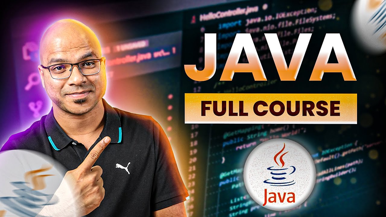 Java Full Course: Basics, OOP, Threads & More