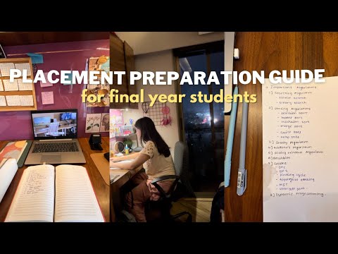 PLACEMENT PREPARATION GUIDE | DSA, Aptitude, Resume, Rejections👩‍💻