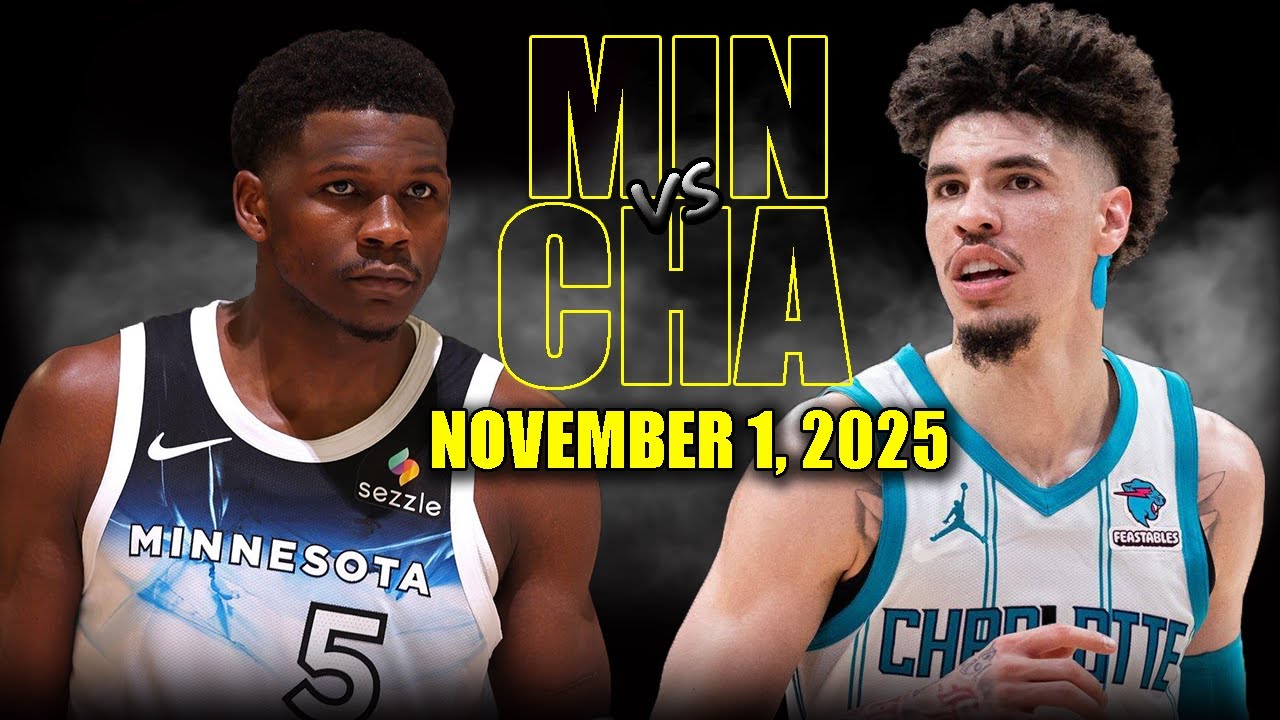 Minnesota Timberwolves vs Charlotte Hornets Full Game Highlights | November 1, 2025 ๐