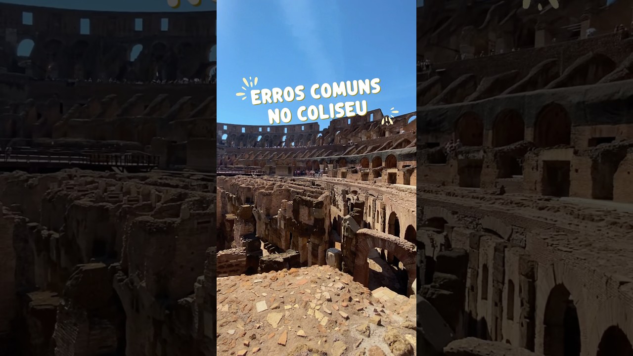 ERROS COMUNS PARA EVITAR NA SUA VISITA NO COLISEU #viagem #coliseu #roma #dicasdeviagem #italia