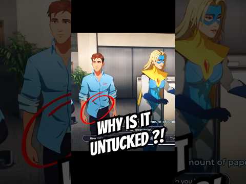 Why is Mecha Man's shirt untucked in the Dispatch Demo? #indiegame #dispatch #dispatchgame