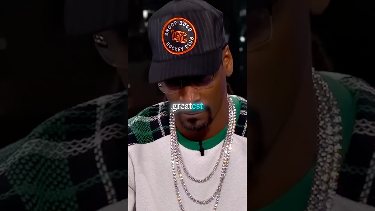 Snoop Dogg Reveals His Top 3 Rappers of All Time 🎤