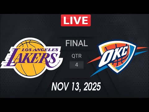 NBA LIVE! Los Angeles Lakers vs Oklahoma City Thunder | November 13, 2025 NBA Regular Season LIVE