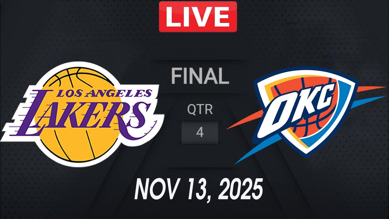 Live NBA Action: Lakers vs Thunder β November 13, 2025 π