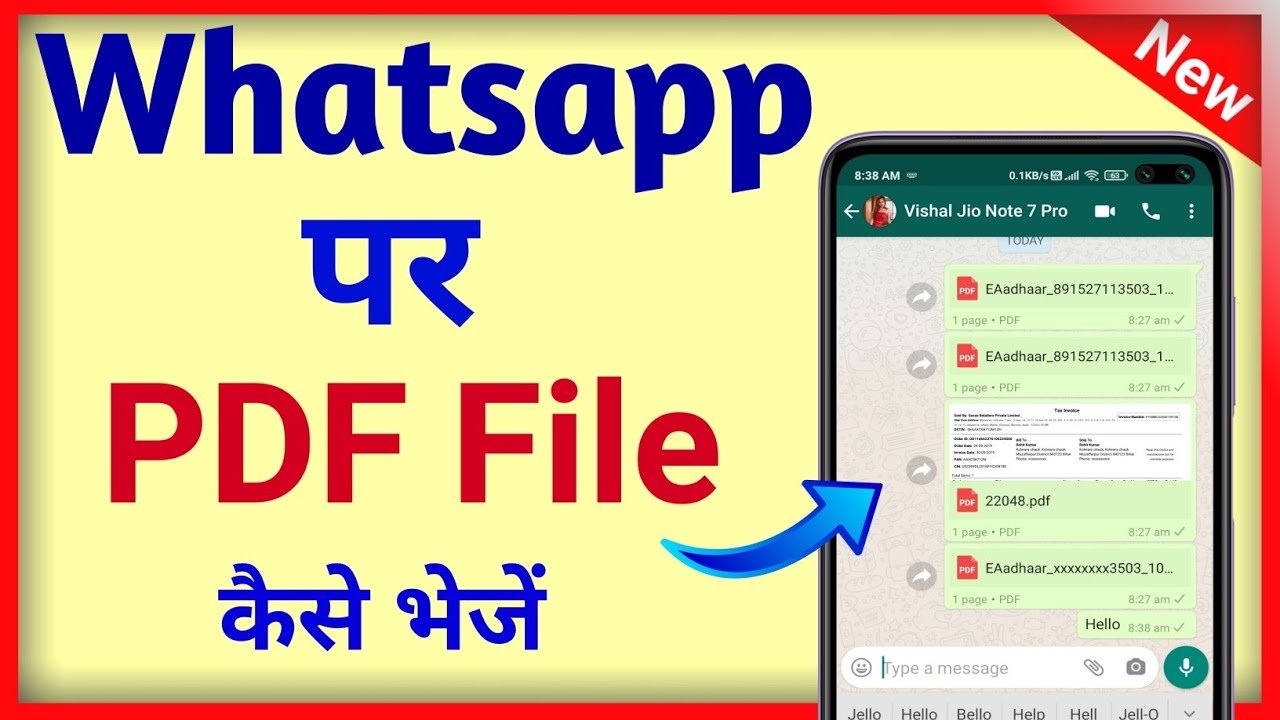 WhatsApp Par PDF Kaise Bheje? Step-by-Step Guide 📱