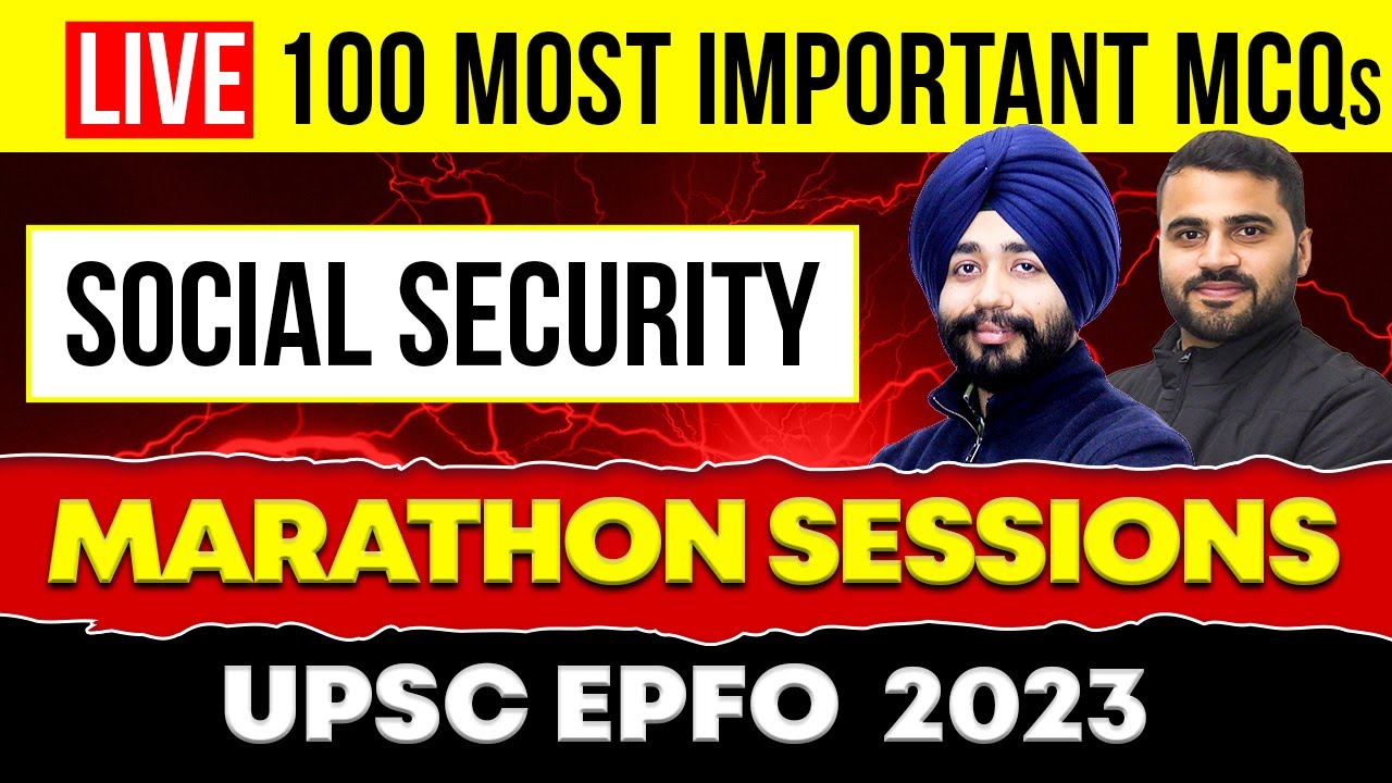 Free UPSC EPFO 2023 Practice Tests & Live Revision Class | Boost Your Social Security Exam Prep ๐