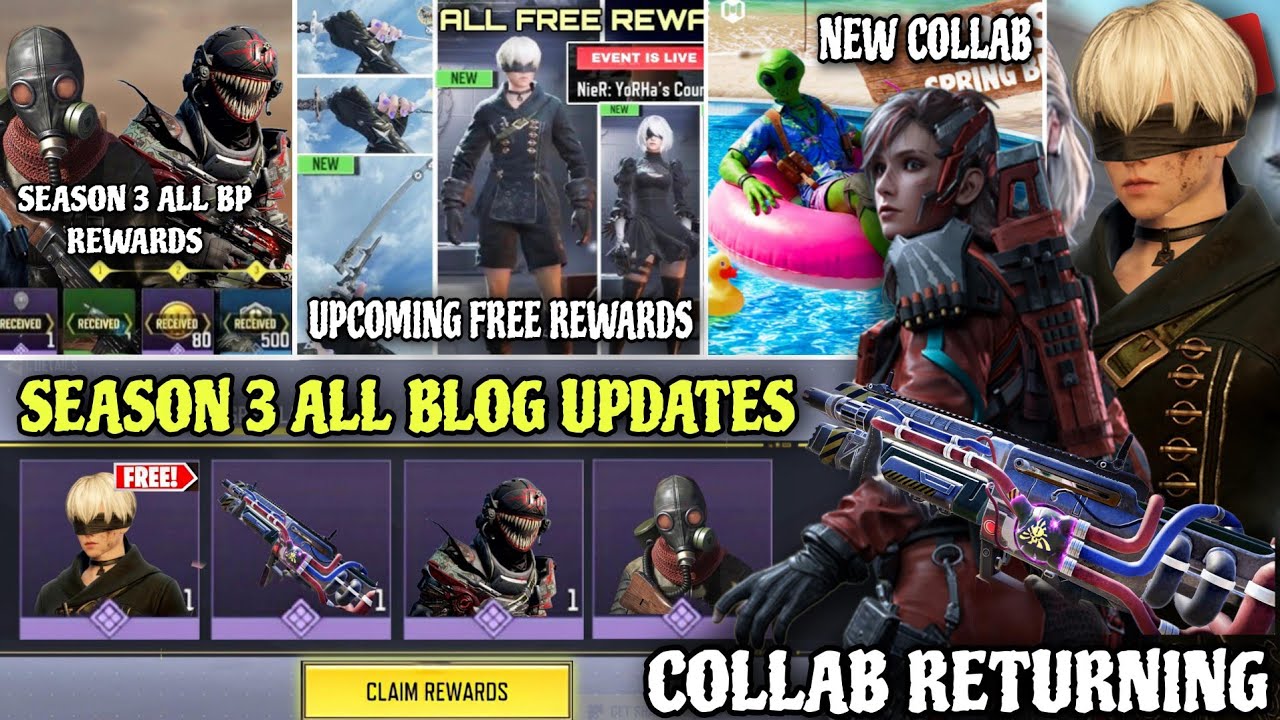 Season 3 Battle Pass Rewards & Collab | CODM 🎮