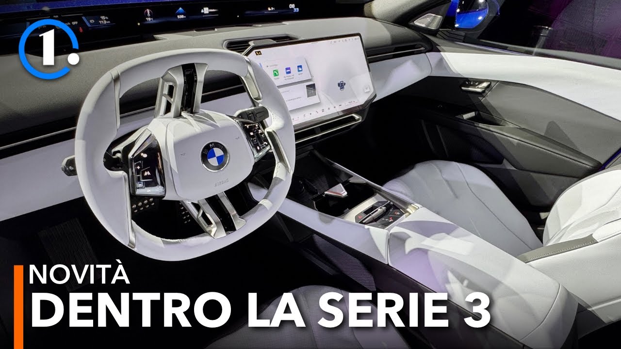 Gli INTERNI della BMW SERIE 3 (2026) | Materiali, bagagliaio, infotainment, spazio