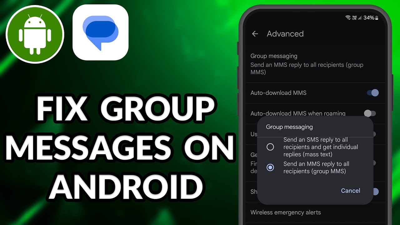 How To Fix Group Messages On Android