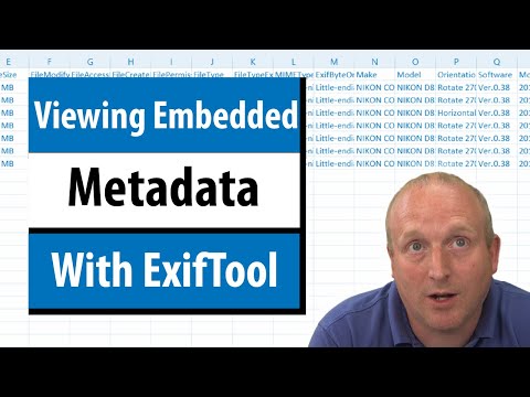 Viewing Metadata with Exiftool