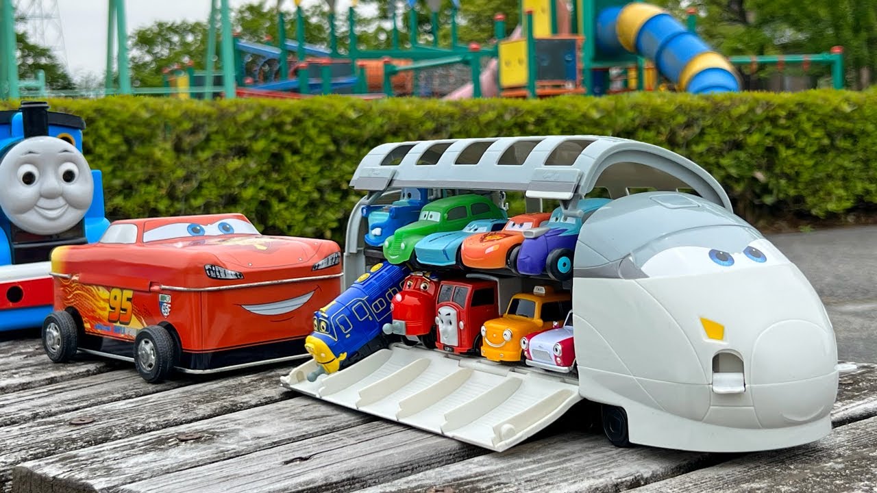 19 Epic Park Hide and Seek with Thomas, Disney Cars, and TAYO! 🚗