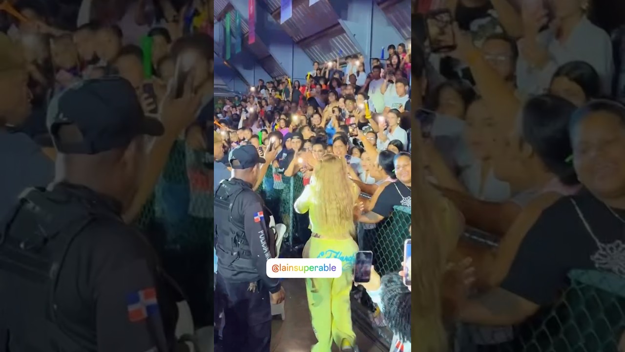 la insuperable así entró cantando su canción dime cuero en vivo