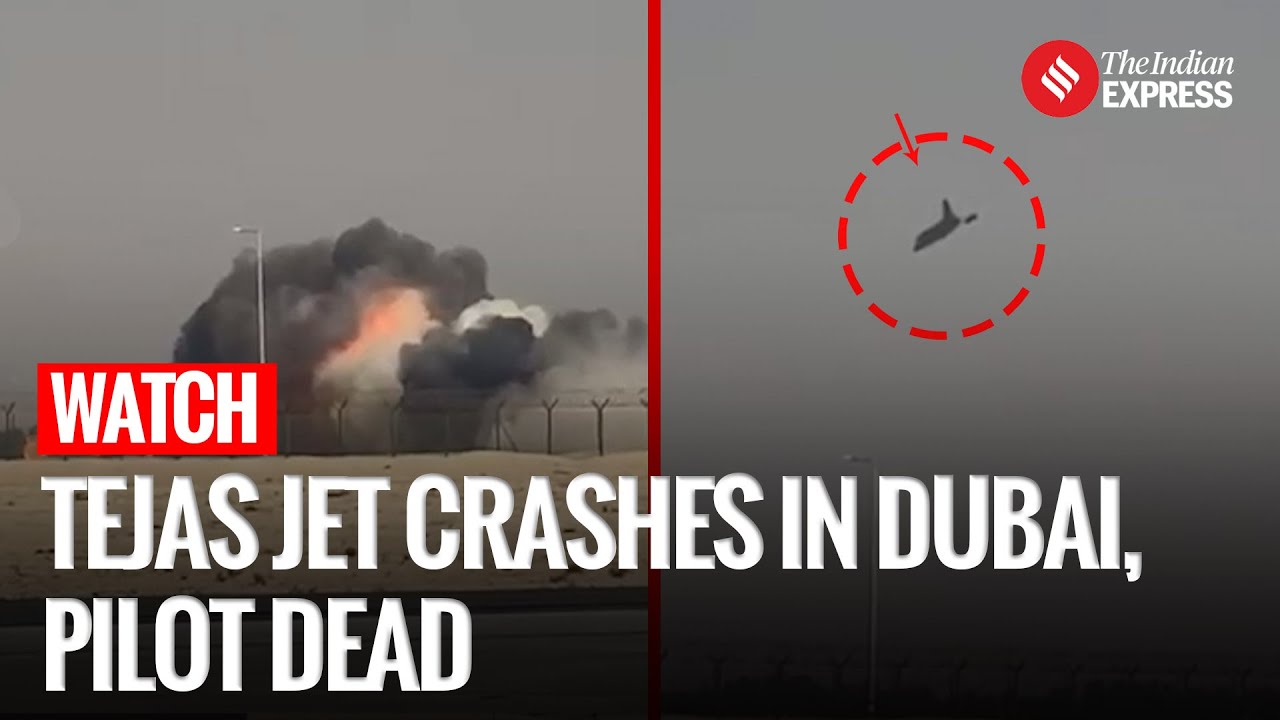 Tejas Jet Crashes During Dubai Air Show ✈️