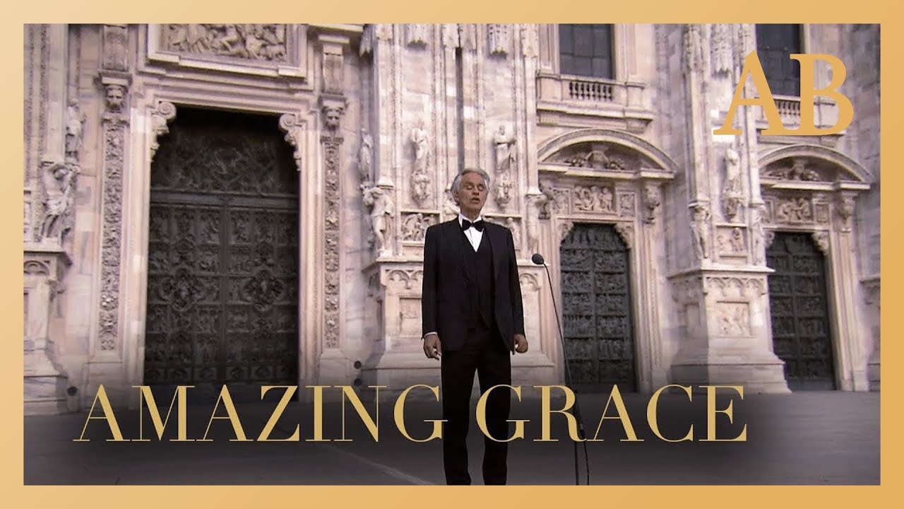 Andrea Bocelli Performs Amazing Grace at Duomo di Milano 🎶