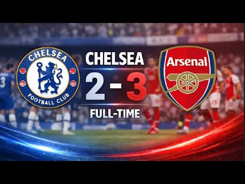 Chelsea vs Arsenal 2026 Match Analysis & Goals ⚽️