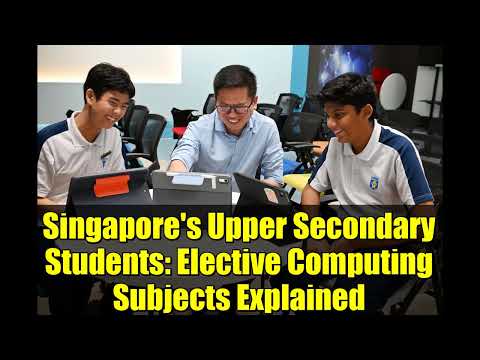 Singapore's Upper Secondary Students Elective Computing Subjects Explained