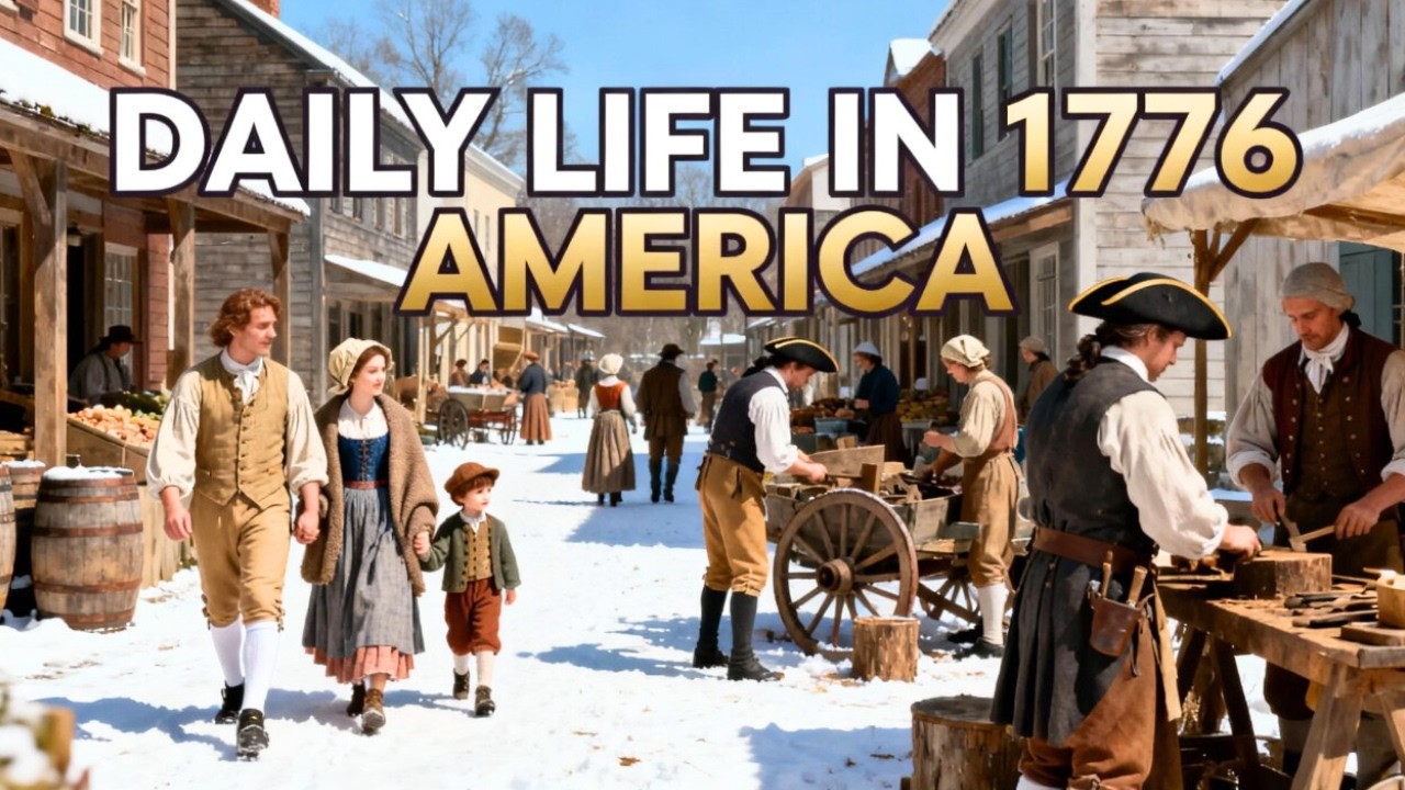 Life in 1776 America: A Hard Reality 🇺🇸