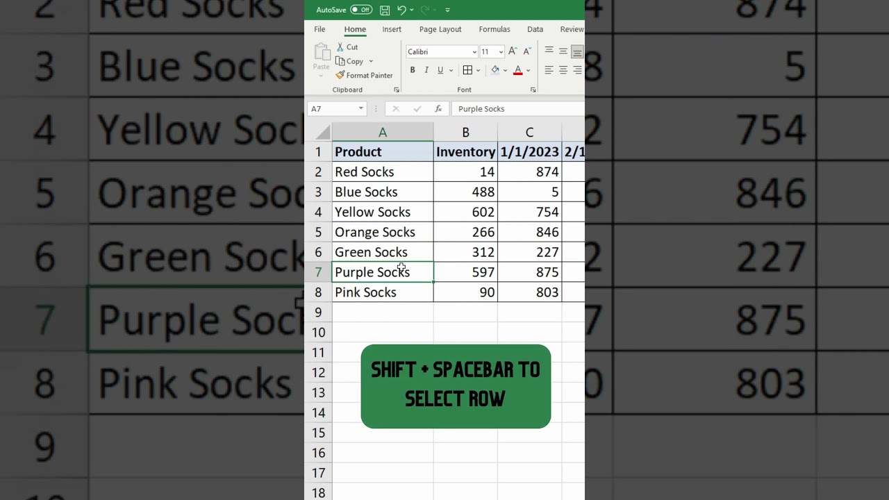 Excel: Delete a Row with Keyboard Shortcut 🖥️