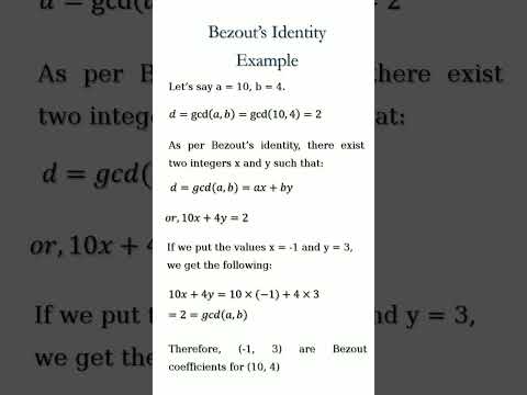 Bezout's Identity