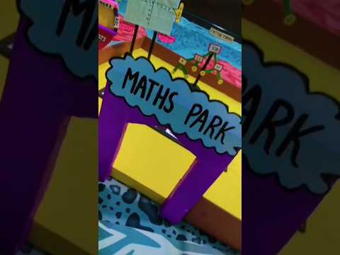 maths park | maths model #craft #art #youtubeshorts #shorts #shortfeed #shortvideo #viral #project