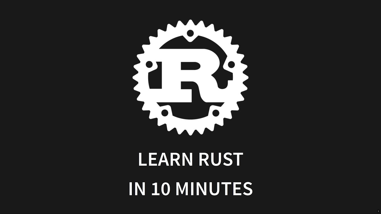 Rust for Beginners in 10 Minutes ⚡