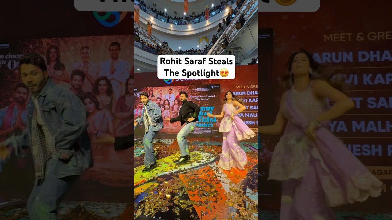 Varun, Janhvi, and Rohit Perform to #panwadi