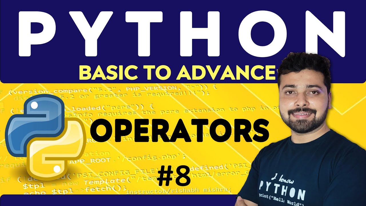 Master Python Operators in Hindi | Complete Python Tutorial Part 8 🔍