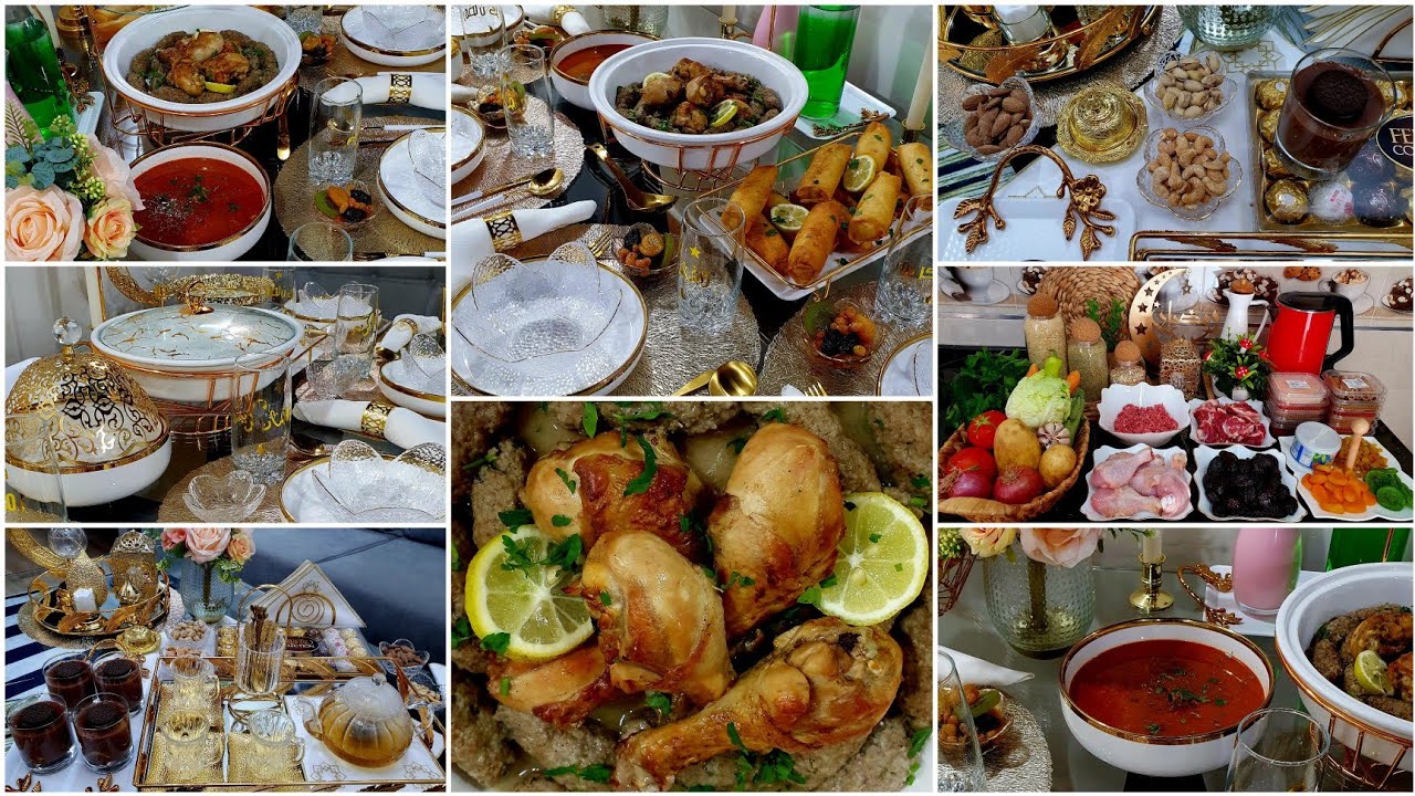 تجهيز طاولة رمضان المثالية: أفكار للأطباق الجديدة والديكور 🎉