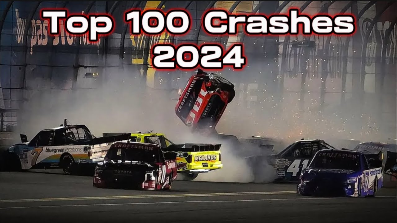 Top 100 NASCAR Crashes of 2024 🚗💥