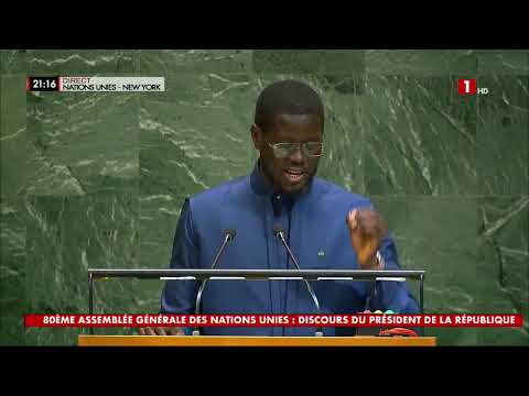 80ÈME ASSEMBLÉE GÉNÉRALE DES NATIONS UNIES : DISCOURS DU PRÉSIDENT BASSIROU DIOMAYE FAYE