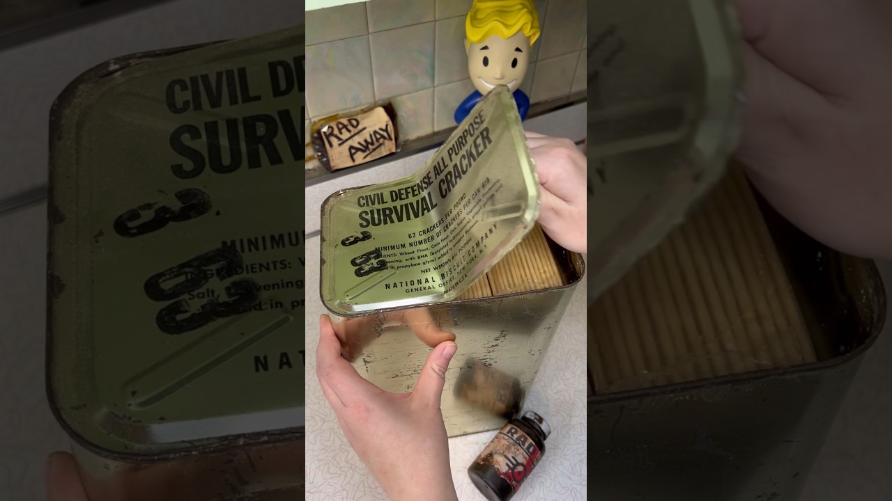 Eating 60-Year-Old Fallout Shelter Crackers ☢️