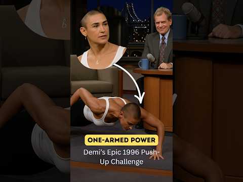 Demi Mooreâs Iconic One-Armed Push-Ups on Letterman | Behind the Scenes of G.I. Jane (1996)