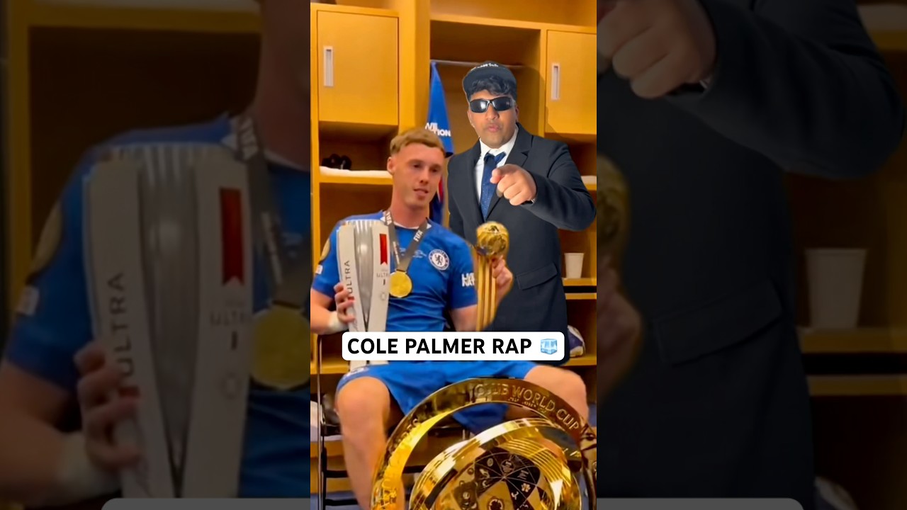 Cole Palmer's Epic Rap Performance 🎤 | Chelsea Star Goes Viral!