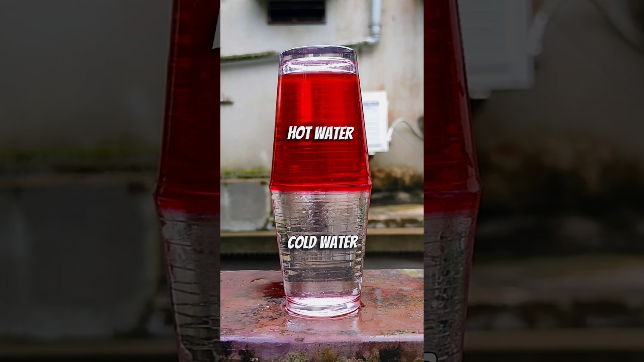 Hot vs Cold Water Density Experiment π‘οΈ