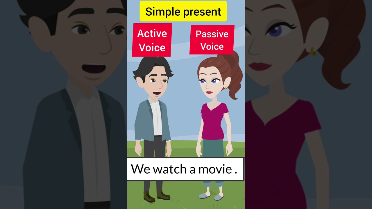 Simple Present Active & Passive Voice | #shorts