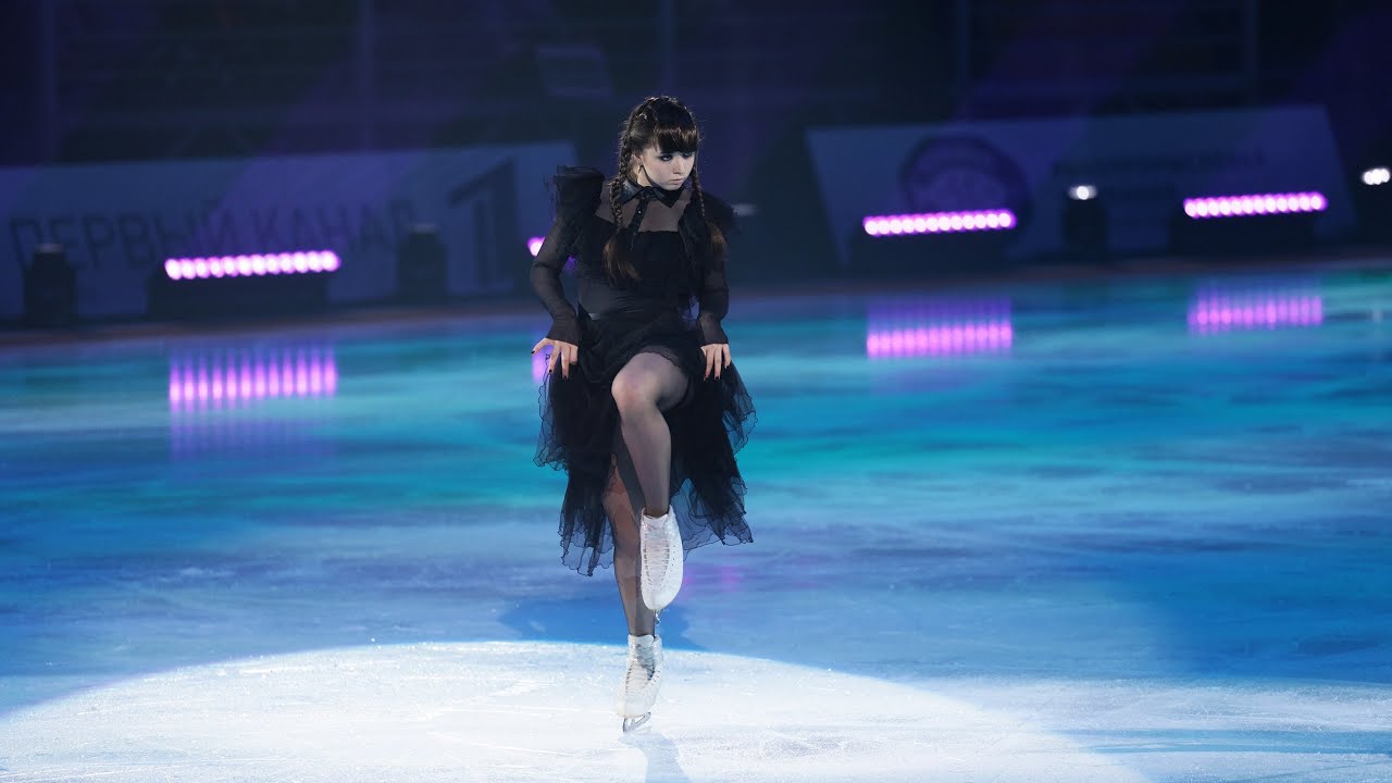 Камила Валиева в программе 'Wednesday' на 'Чемпионы На льду' 14.04.2023 [8k]