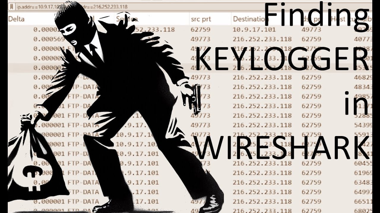Detecting Keylogger Data Exfiltration Using Wireshark