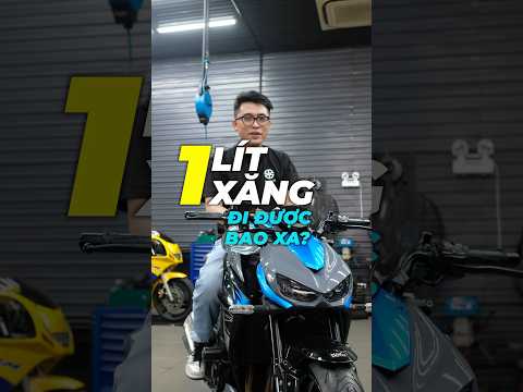 Với 1L xăng Z1000 sẽ đi được bao xa? #Z1000 #Shorts