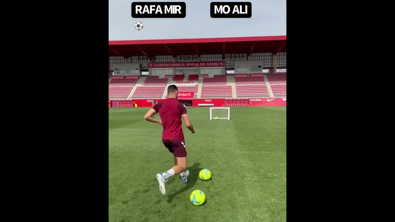 Shooting and tough challenge with Sevilla player and Rafa Mir