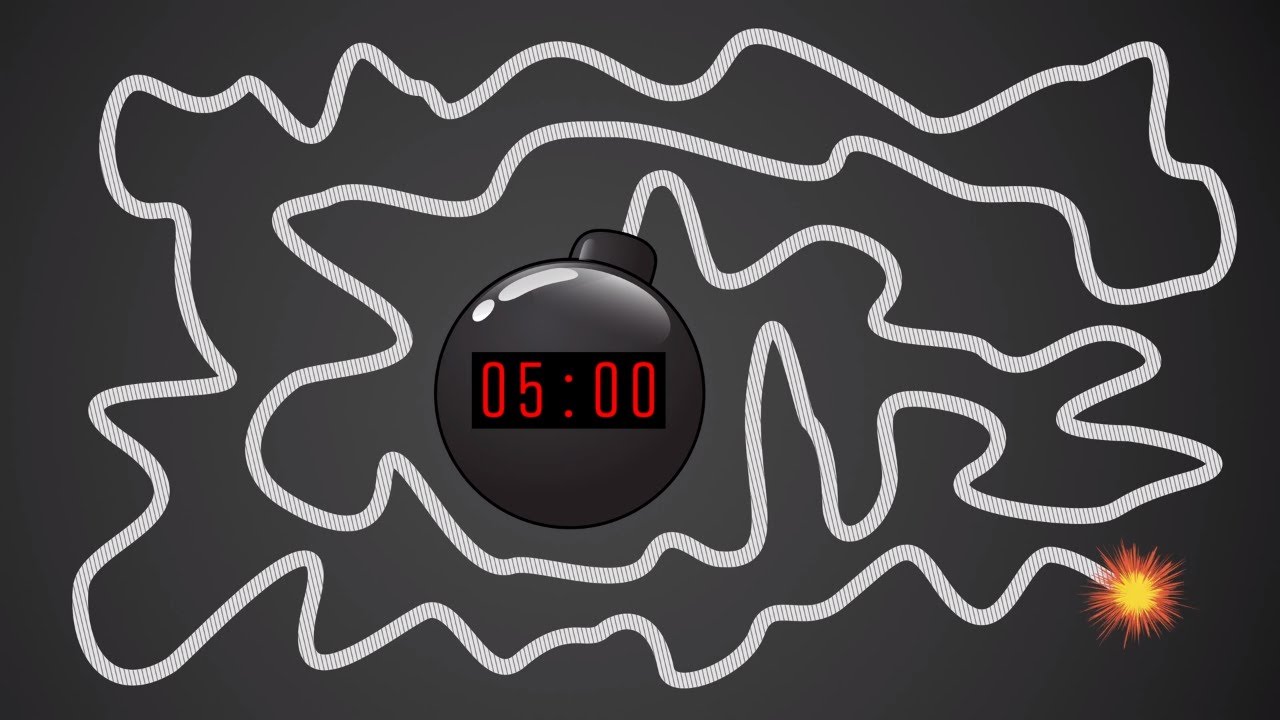 5 Minute Timer BOMB π£ With Giant Bomb Explosion