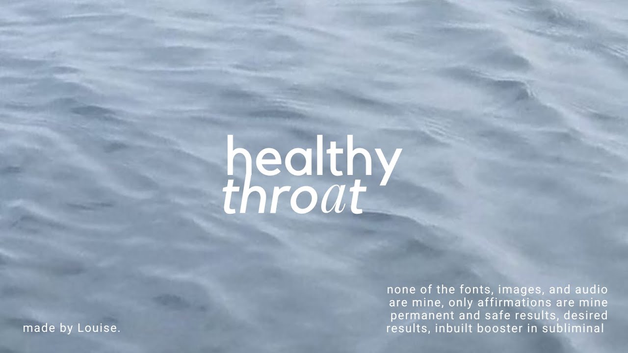 Powerful Subliminal for Healing Sore Throat and Improving Throat Health