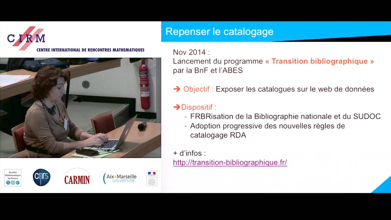 Delphine Coudrin : Signalement des ressources – problématiques, outils et points non résolus