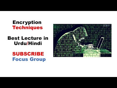 #1 Symmetric & Asymmetric Encryption | Encryption Techniques | Lecture 6 in Urdu/Hindi
