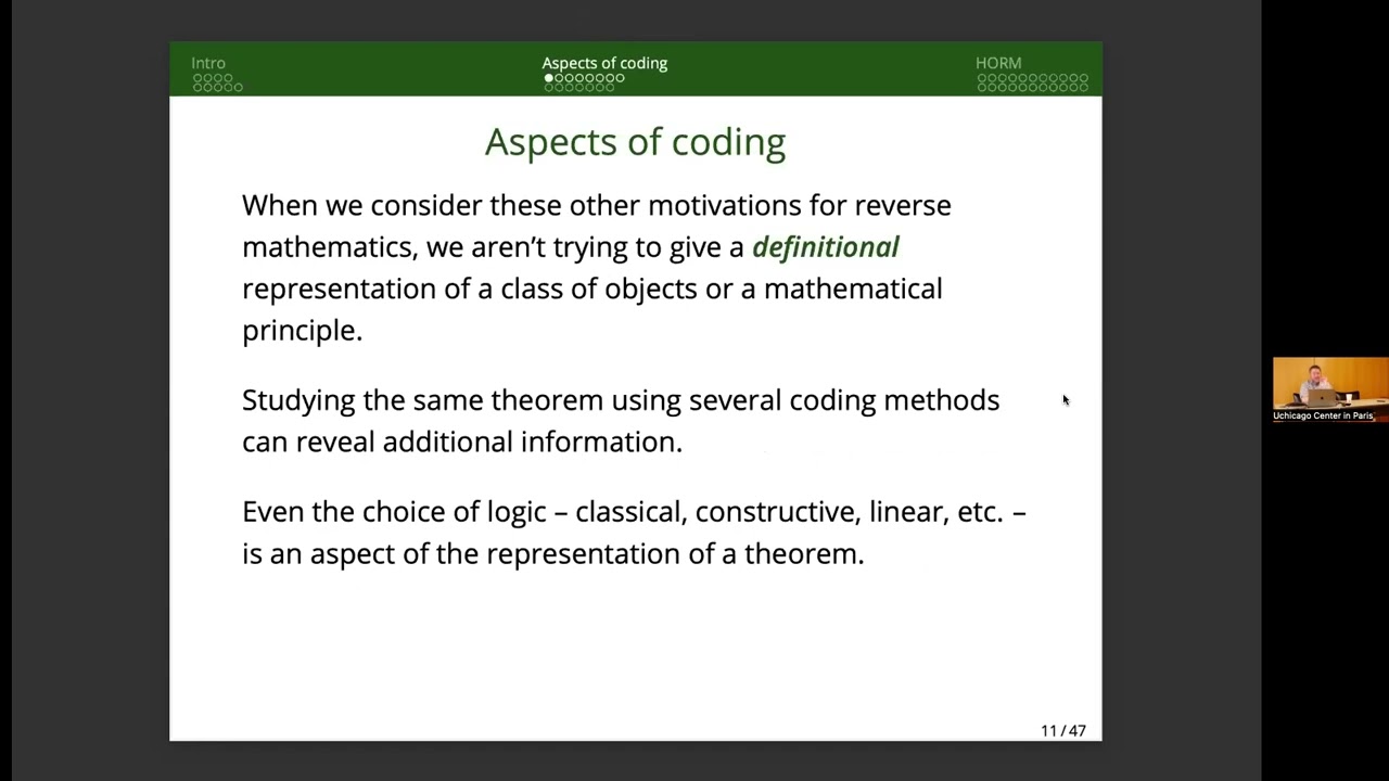 Reverse Mathematics in Coding: Insights from Carl Mummert 🧩