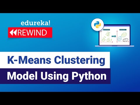 K-Means Clustering Model Using Python | Data Science Algorithms | Edureka | Data Science Rewind -2